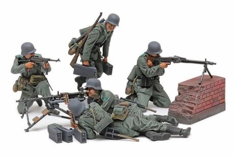 German Machine Gun Team Set