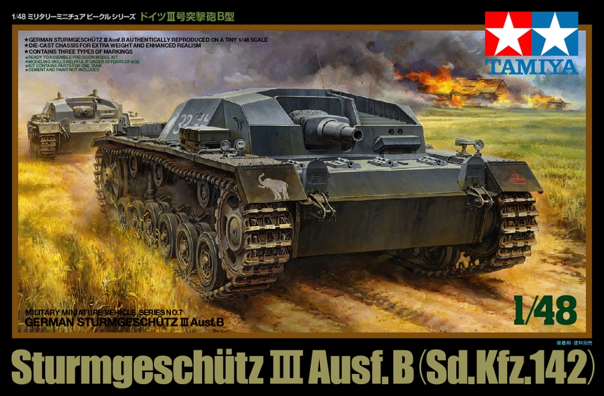 Tamiya Sturmgeschutz III Ausf. G / Saukopf store & Finnish vers./ No T35003