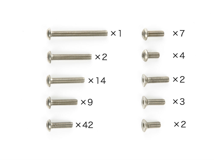 Rc M06 Titanium Screw Set