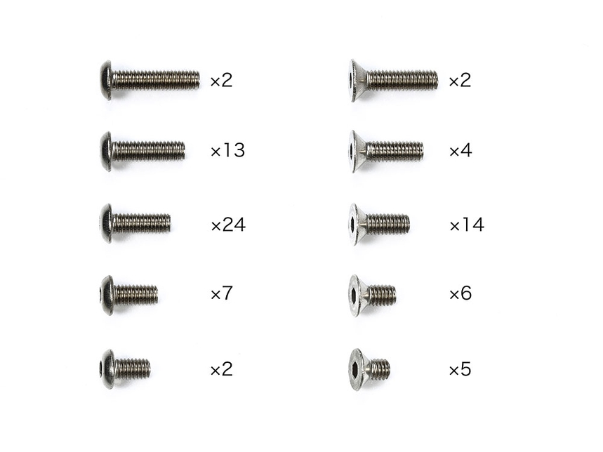 Rc Td4 Titanium Screw Set