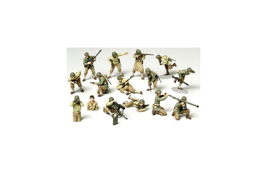 Tamiya US Army Infantry + Munitions par colle Mig